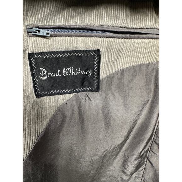 VTG Brad Whitney Men's Corduroy Western Blazer Jacket Sport Coat 70s Sz 40L - Picture 7 of 16